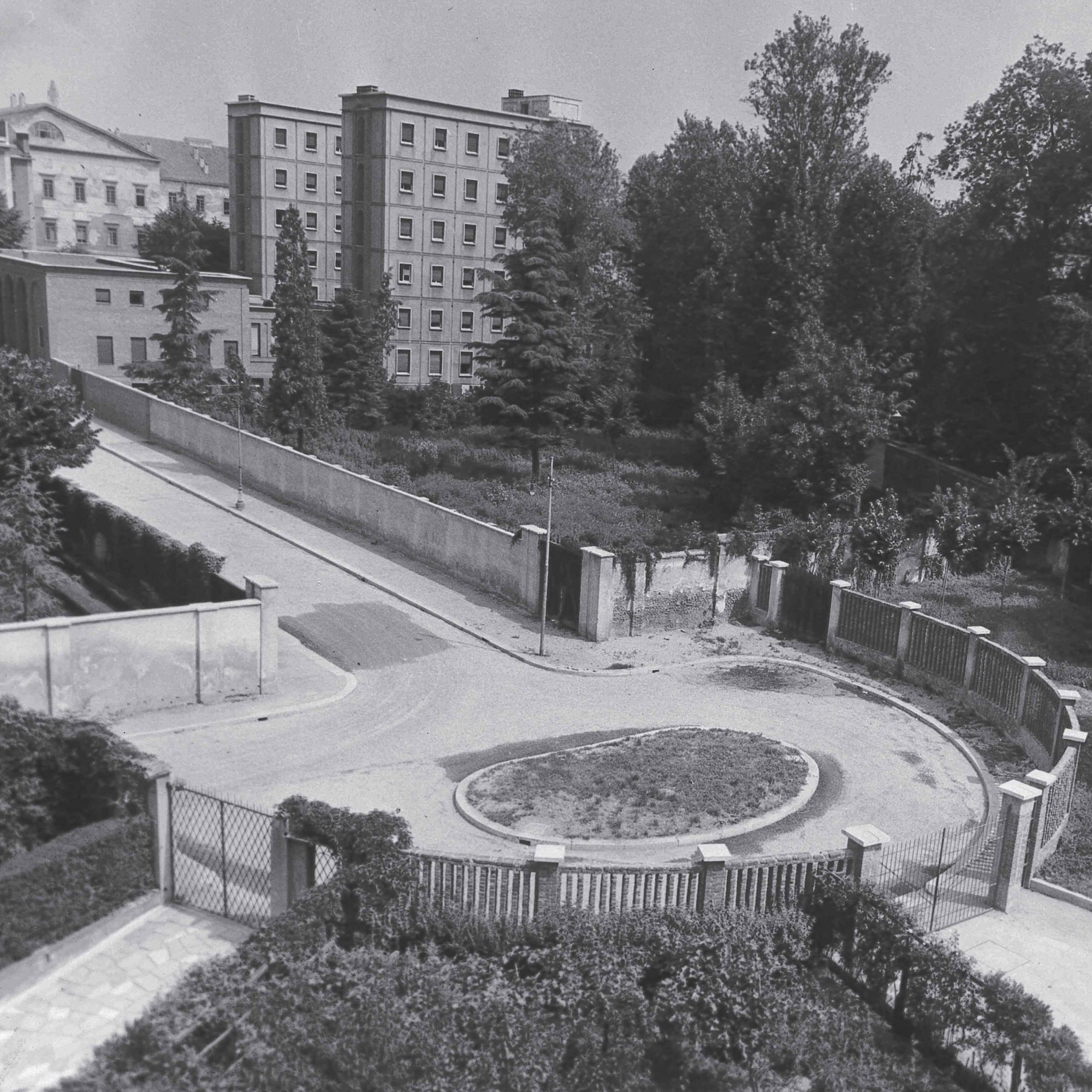 La costruzione di via Ludovico Necchi